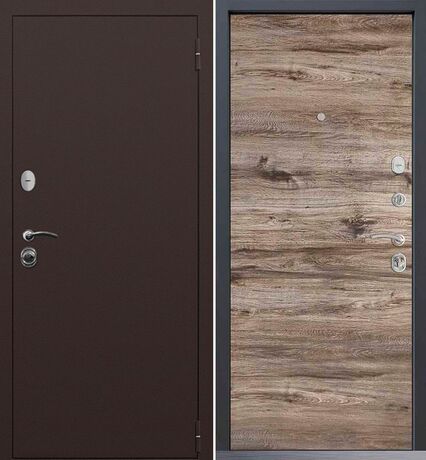 Входная дверь Command Doors Патриот медный антик 00 Дуб Бомонт